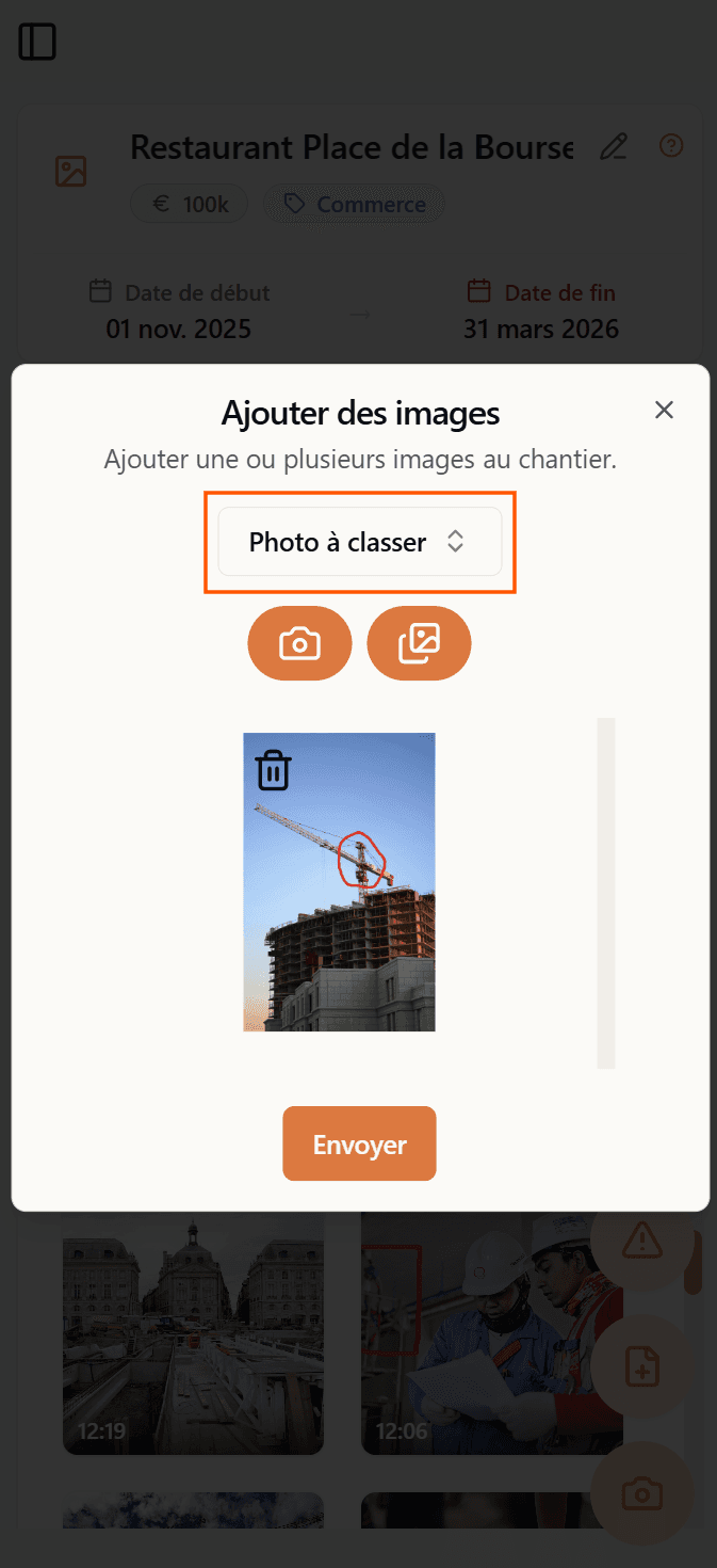 Classer une/plusieurs image(s)